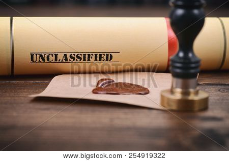 Notary Seals , Notarized Document Concept, Unclassified Documents.