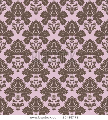Problemfri vintage damask baggrund