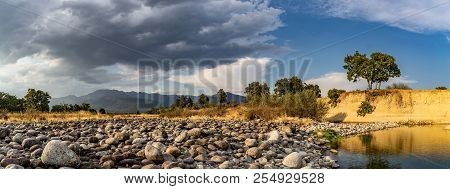 Gredos Mountain Rage From A Dry Creek In Candeleda