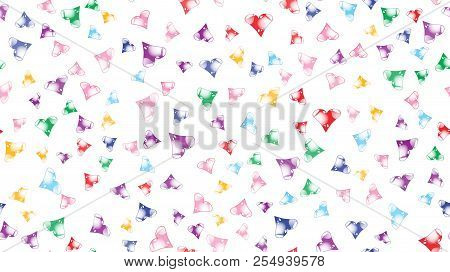 Texture Pattern Seamless From Cheerful Iridescent Beautiful Amorous Gentle Bright Motley Multicolore