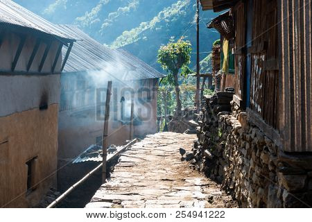 Small village in Lamjung district, Nepal
