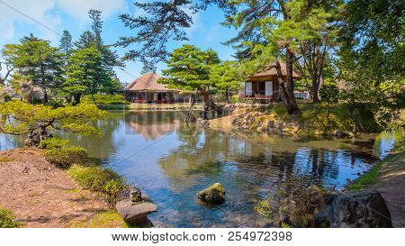 Tokyo, Japan - April 19 2018: Oyakuen Medicinal Herb Garden First Established In The 1380S, There Ar