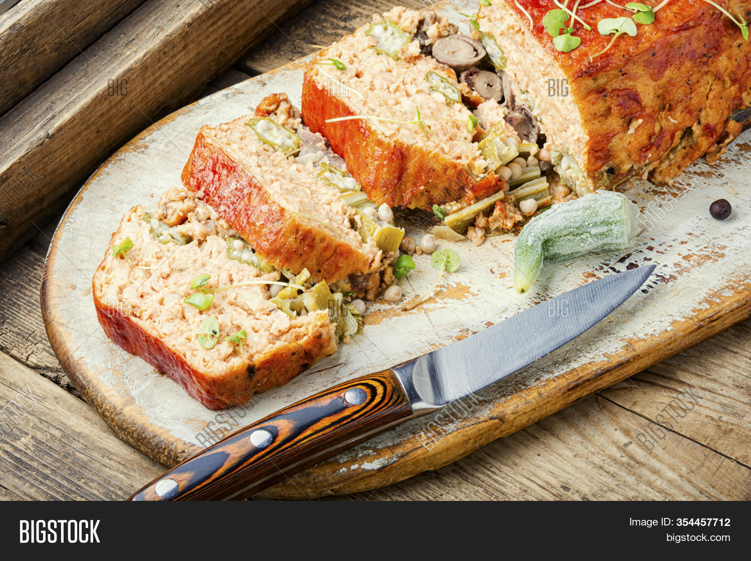 Meat Terrine Meatloaf Image & Photo (Free Trial) Bigstock