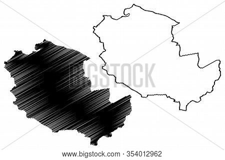 Tbilisi City (republic Of Georgia) Map Vector Illustration, Scribble Sketch City Of Tiflis Map