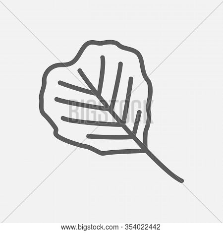 Brazilwood Icon Line Symbol. Isolated Vector Illustration Of Icon Sign Concept For Your Web Site Mob