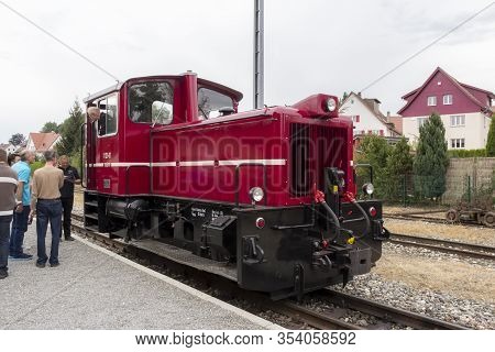 Ochsle, Germany - 13 Sep. 2015: An Old Veteran Train That Can Still Run