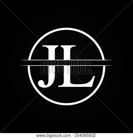 Jl Letter Type Logo Design Vector Template. Abstract Letter Jl Logo Design