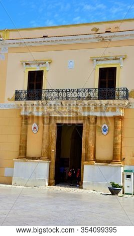 Bishop S Palace ( Palazzo Vescovile) Republic Square  20 2019 Mazara Del Vallo Sicily