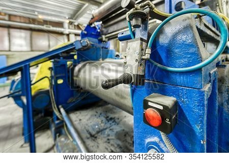 Factory For The Production Of Conveyor Belts. Workshop For The Manufacture Of Rubber Compounds.
