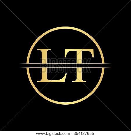 Initial Lt Letter Logo Design Vector Template. Abstract Letter Lt Logo Design