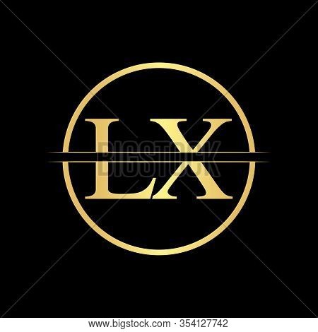 Initial Lx Letter Logo Design Vector Template. Abstract Letter Lx Logo Design
