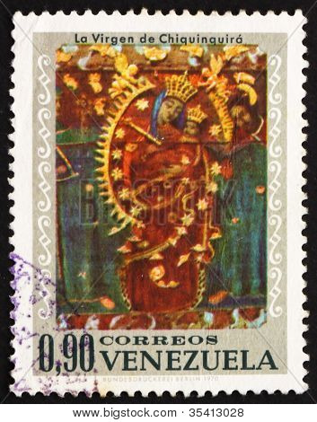 Frimärke Venezuela 1970 Jungfru av Chiquinquira