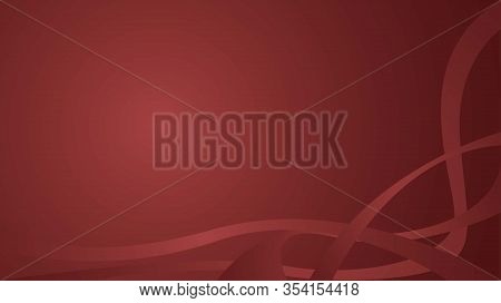 Red Background With Abstract Shapes