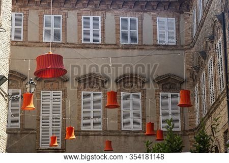 Montefiore Dell Aso, Medieval Town In Ascoli Piceno Province, Marches, Italy