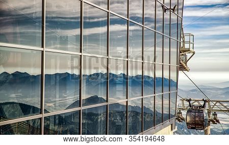 Demanovska Dolina, Slovakia - July 23: Ropeway Funitel In Low Tatras Mountains On July 23, 2016 In D