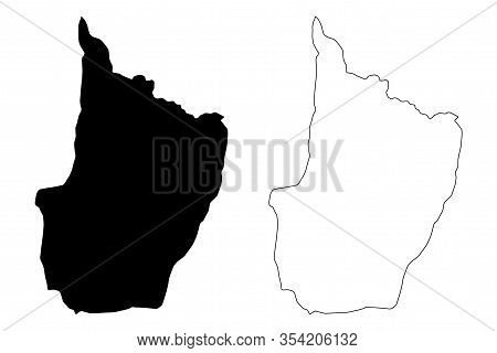 Upper Demerara-berbice Region (administrative Regions Of Guyana, Co-operative Republic Of Guyana) Ma