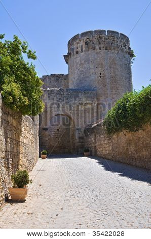 Věž Matilde z Canossa. Tarquinia. Lazio. Itálie.