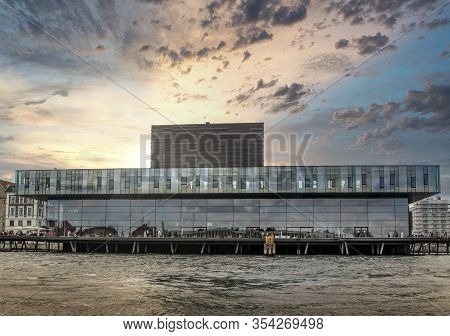 Denmark, Copenhagen - July 16, 2013: Copenhagen Opera House - National Opera House Of Denmark