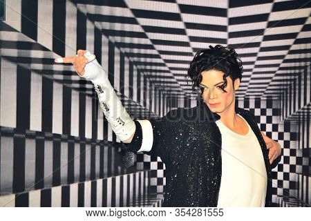 Bangkok, Th - Dec 13: Michael Jackson Wax Figure At Madame Tussauds On December 13, 2016 In Bangkok,