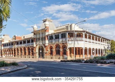 Townsville, Autralia - May 26th 2015: Townsville Customs House. The Building Is Located On Wickham S