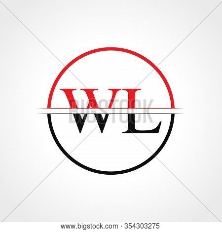 Initial Wl Letter Linked Logo. Creative Letter Wl Logo Design Vector Template