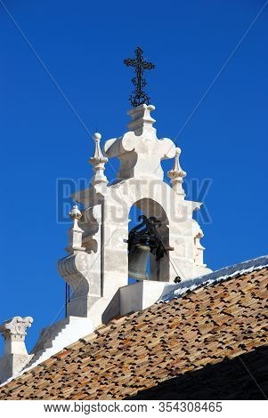 View Of The Carmen Church Bell Tower (iglesia Del Carmen), Estepa, Seville Province, Andalusia, Spai