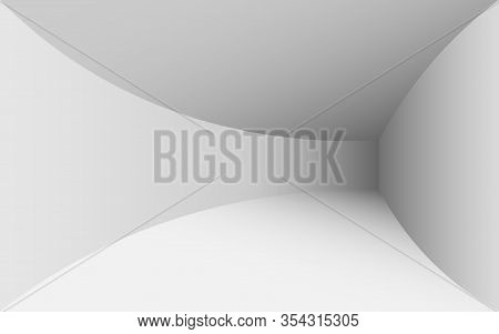 Interio The White Walkway Tunnel Texture Background