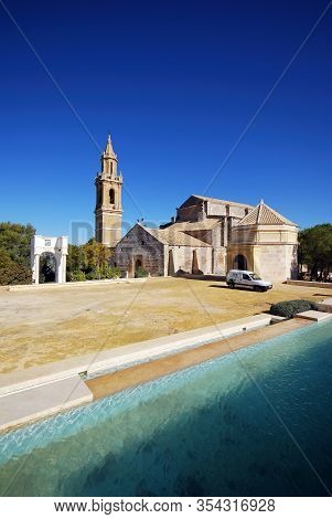 Estepa, Spain - November 13, 2008 - View Of The Santa Maria Parish Church (iglesia Parroquial De San