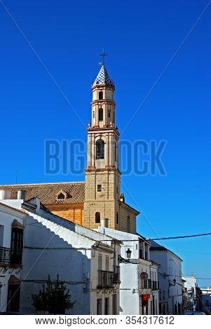 Osuna, Spain - November 13, 2008 - View Fo The Lady Victoria Church Bell Tower (iglesia De Nuestra S