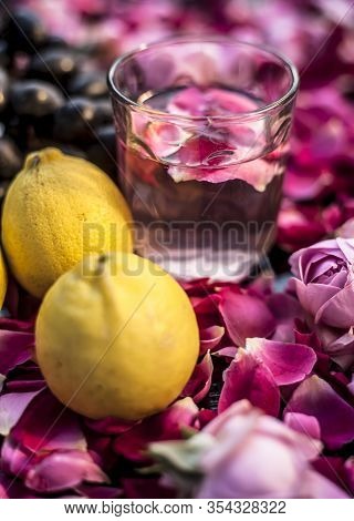 Close Up Of Face Mask To Beat Oiliness In The Skin On Black Surface Consisting Of Some Grape Pulp, L