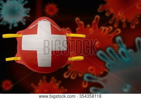 Coronavirus. Corona Virus Concept. Italy Put Mask To Fight Against Corona Virus. Concept Of Fight Ag