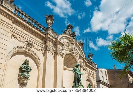 NANCY, FRANCE - June 23, 2018: Arc Here in Old Town Nancy, France