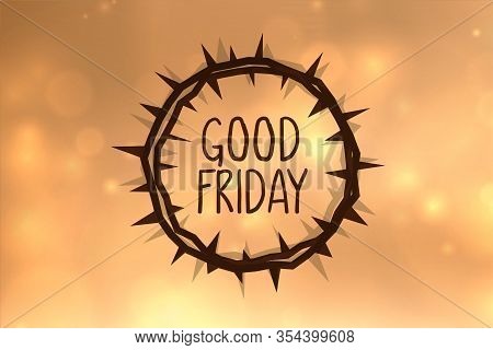 Throns Crown Background For Good Friday Event