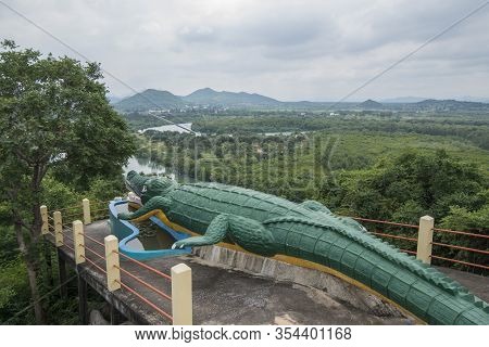 Asia Thailand Khao Chao Mae Tubtim Thong Shrine