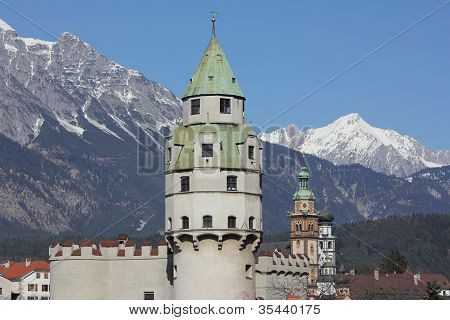 Stará mincovna Tower, Hall in Tirol, Rakousko
