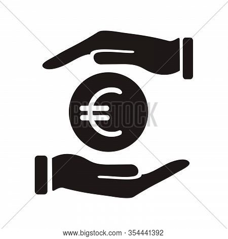 Euro Sign Icon, Euro Vector Illustration For Graphic And Web Design.