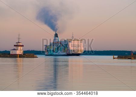 Saint Petersburg, Russia -june 03, 2019: Cruise Ferry 