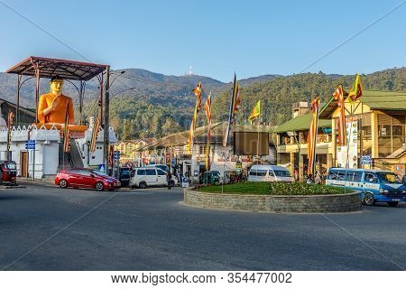 Nuwara Eliya,sri Lanka - February 9,2020 - In The Streets Of Nuwara Eliya. Nuwara Eliya Is A City In