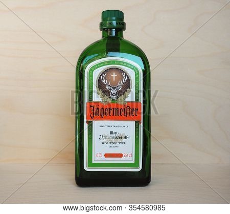 Wolfenbuettel - Mar 2020: Jaegermeister Bottle