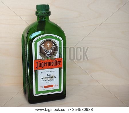 Wolfenbuettel - Mar 2020: Jaegermeister Bottle