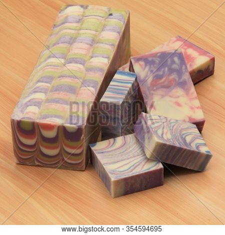 Artisan Handmade Soap In Block And Cut Forms
