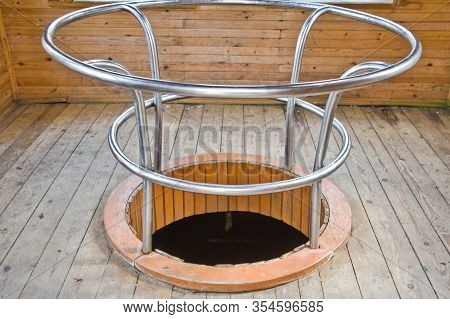 Tver Region, Volga, Russia - May 9, 2014: View Of The Famous Place In Russia At The Entrance Gate To