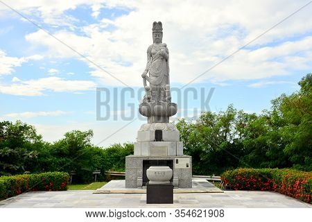 Cavite, Ph - Dec. 3: Japanese Garden Of Peace Kan-non Statue At Corregidor Island On December 3, 201