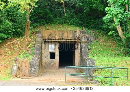 Cavite, Ph - Dec. 3: Battery Hearn Tunnel Facade At Corregidor Island On December 3, 2016 In Cavite,