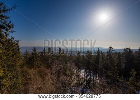 Certova Kazatelna (devils Pulpit) - Plesivec Mountain, Czech Republic