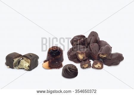 Various Filled Chocolates And Chocolate Dates Various Filled Chocolates And Chocolate Dates