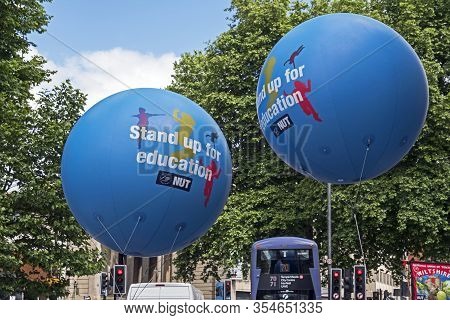 Bristol, Uk - July 5, 2016: Balloons With The Slogan 