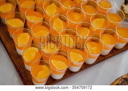 Candy Bar. Table With Sweets, Candies, Dessert