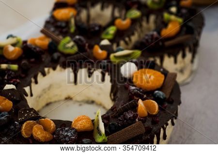 Candy Bar. Table With Sweets, Candies, Dessert