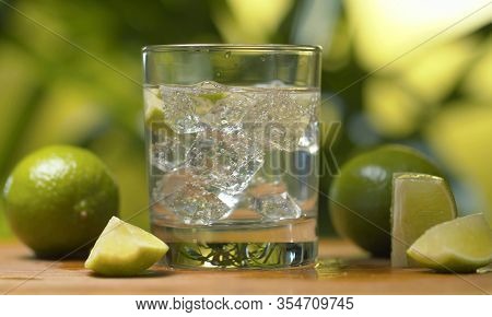Tonic Fizzy Water In A Glass